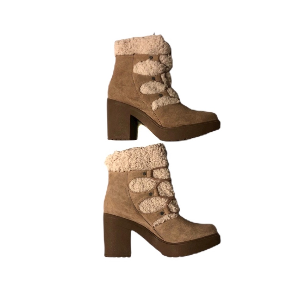 Madden NYC Kendra Fleeced Ankle Boots